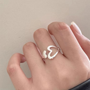 Anillo Ajustable Corazones Entrelazados