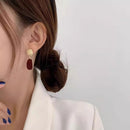 Aros estilo Retro - Rojo