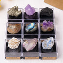 Set de minerales - 9 minerales pequeños en bruto