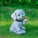 Faro de Jardín - Perrito compañero