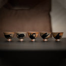 Set de 5 Tazas Japonesas - Gato Negro