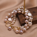 Pulsera Encanto Dorado: Perlas y Sol