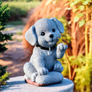 Faro de Jardín - Perrito compañero