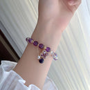 Pulsera con Dijes de Cristal