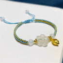 Pulsera Azul Dorada Tulipán