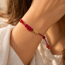 Pulsera Nudo Rojo con Monedas