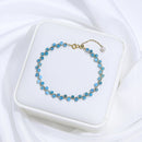 Pulsera de Apatita Facetada