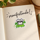 Set de 72 pegatinas de gatos kawaii