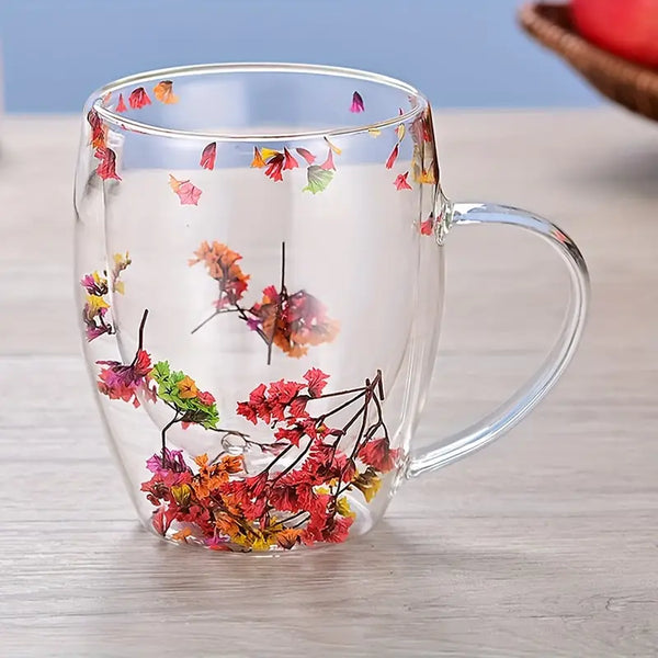 Taza jardín flores