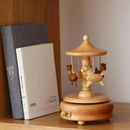 Caja Musical Madera Carrusel