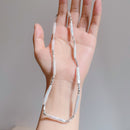 collar plata y perlas horizonte perlado