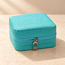 Joyero organizador mini turquesa