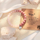 Pulsera Cuarzo Rosa Tonalidades