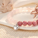 Pulsera Cuarzo Rosa Tonalidades