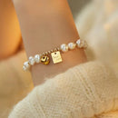 Pulsera Dorada Charm de la Suerte