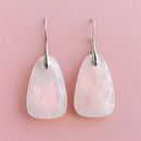 Pendientes Cuarzo Rosado