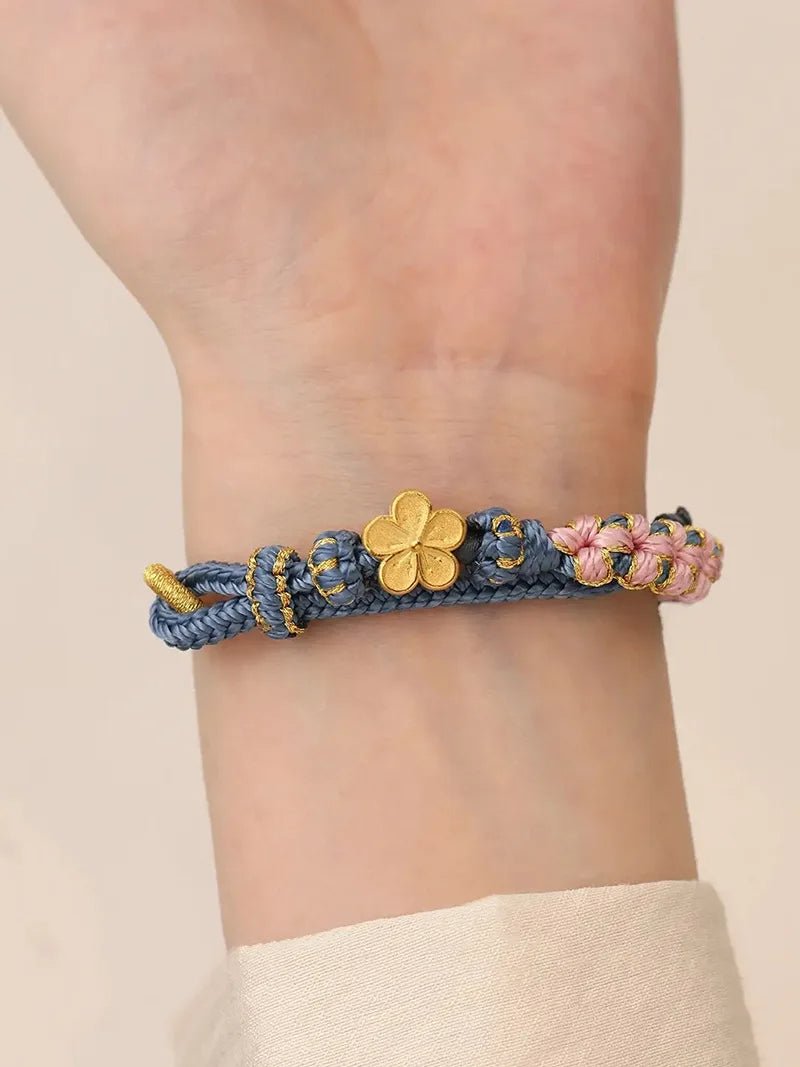 Pulsera de la suerte - Sakura Azul - Rincón Zen