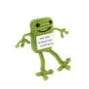 Figura Crochet - Rana Positiva