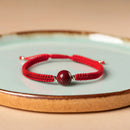 Pulsera de la suerte - Cinabrio