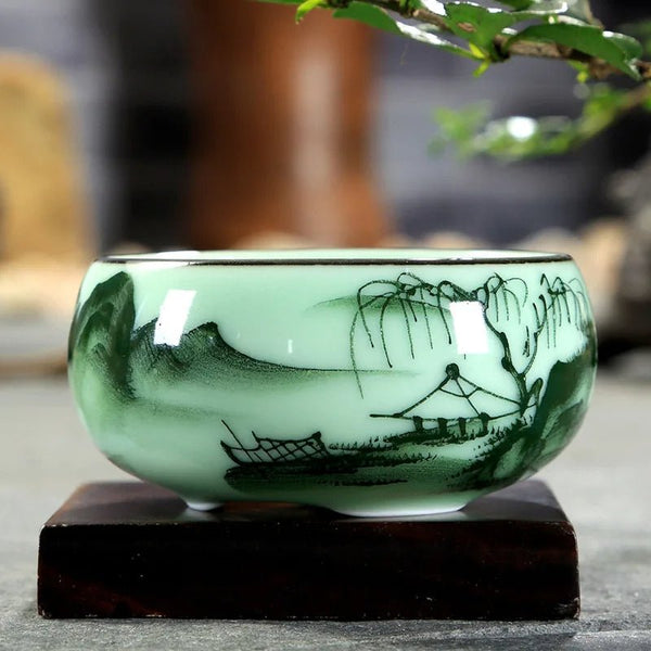 Tazas Koi - paisaje - Rincón Zen