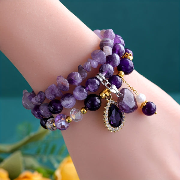 Conjunto pulseras de Amatista