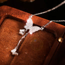 Collar de plata Mariposas