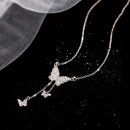 Collar de plata Mariposas