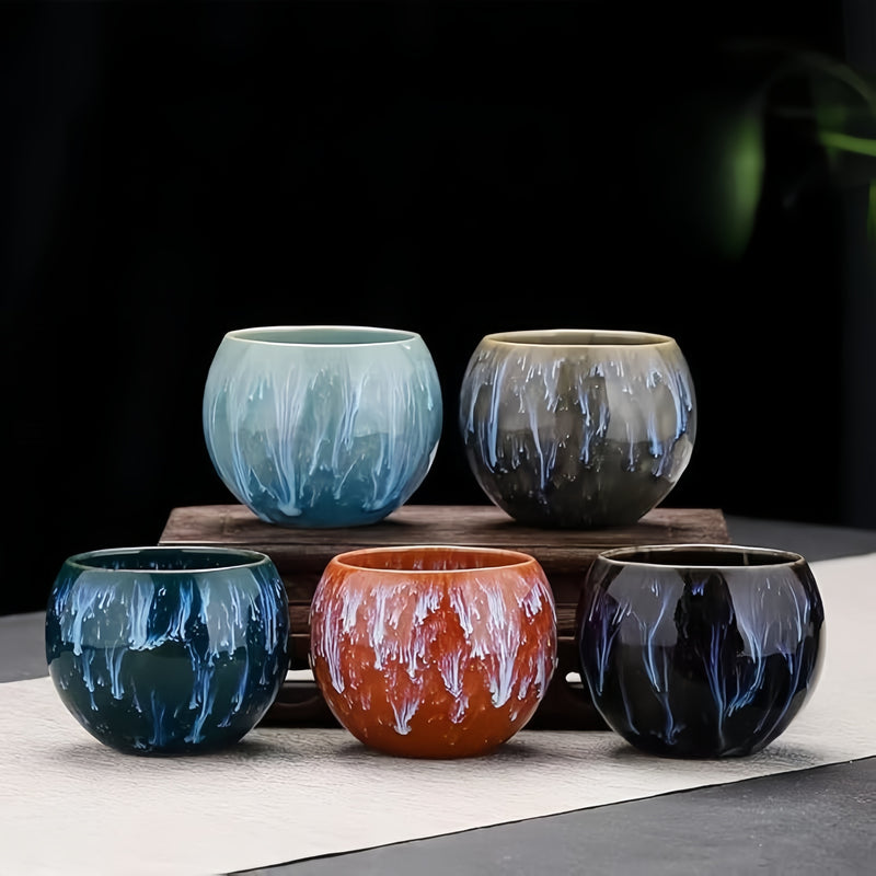 Tazas de Té Japonesa coloridas