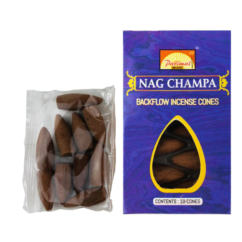 10 Conos de cascada Parimal - Nag Champa - Rincón Zen