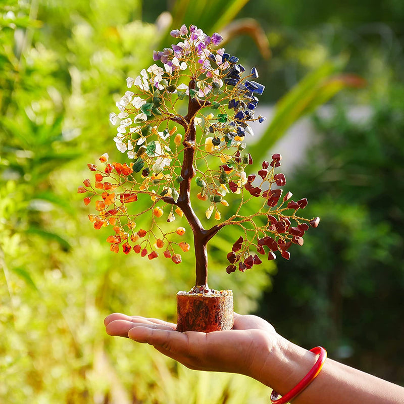 Árbol de los 7 chakras - Piedras energeticas - Rincón Zen