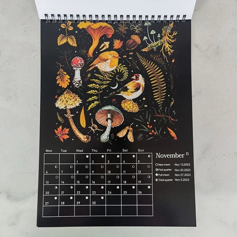 Calendario Lunar - Dark forest - Rincón Zen