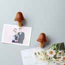 Imanes de madera 3D con forma de seta - Rincón Zen