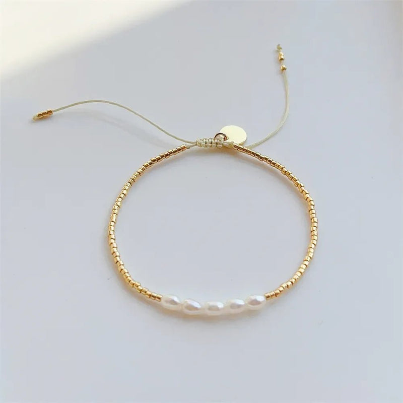 Pulsera Miyuki - Perlas - Rincón Zen