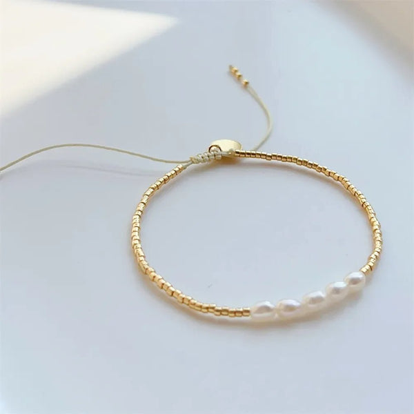 Pulsera Miyuki - Perlas - Rincón Zen