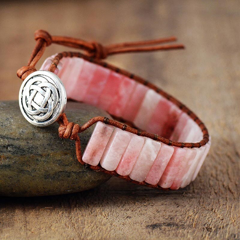 Pulsera opalo rosa - Rincón Zen