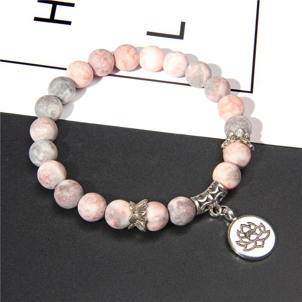 Pulsera Piedra natural Zebra - Rincón Zen