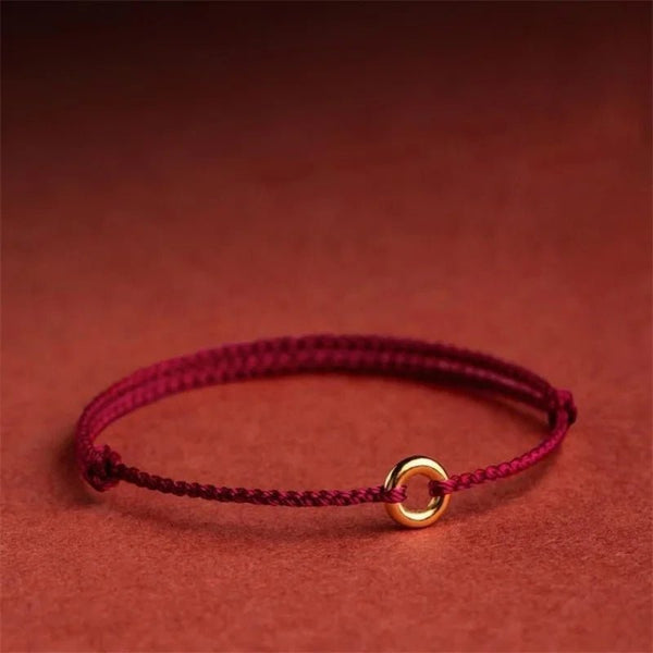 Pulsera Tibetana - Bendición dorada - Rincón Zen